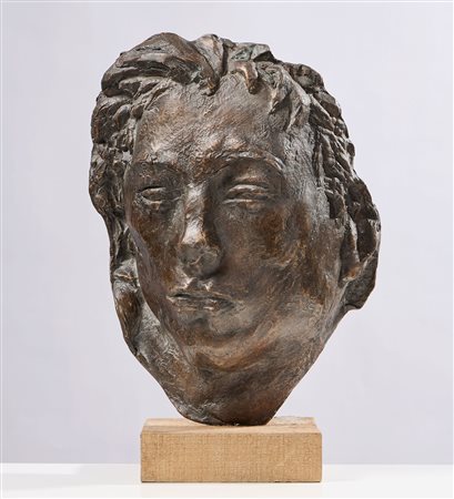 Libero Andreotti (Pescia (Pt), 1875 - Firenze, 1933) Testa dell'Eroe Scultura...