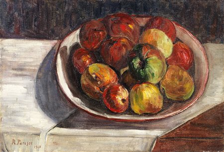 René Paresce (Carouge, 1886 - Parigi, 1937) Natura morta, 1910 Olio su tela,...