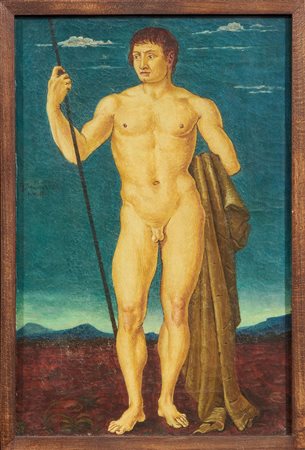 Giorgio de Chirico (Volos, 1888 - Roma, 1978) San Giorgio, 1920 Olio su tela,...