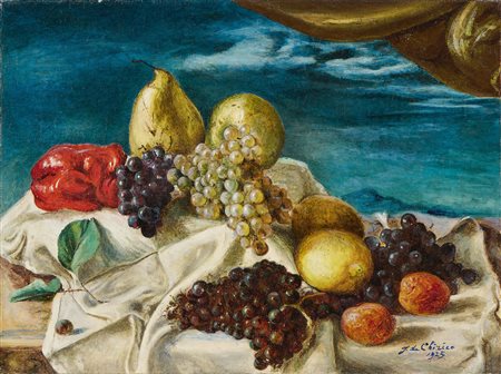 Giorgio de Chirico (Volos, 1888 - Roma, 1978) I frutti dell'autunno, 1923...