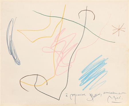 Joan Miró (Barcellona, 1893 - Palma di Maiorca, 1983) Composizione, 1963...