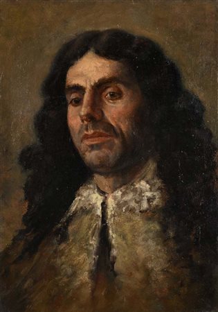 Cesare Ciani (Firenze 1854 - Firenze 1925) Ritratto d'uomo in abito...