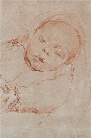 Cesare Peruzzi (Montelupone 1894 - Recanati 1995) Ritratto di neonato...
