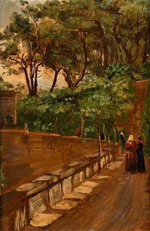 Giovan Battista Filosa (Castellammare di Stabia 1850 - Resina 1935) "La messa...