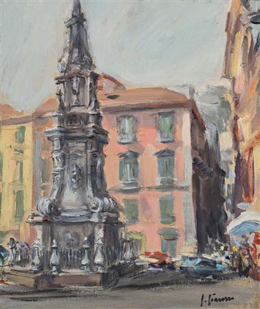 Salvatore Ciaurro (Napoli 1942) Napoli, l’Obelisco dell’Immacolata in piazza...