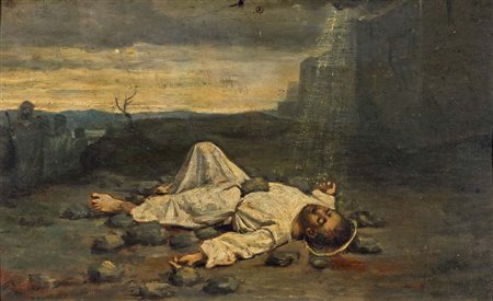 W. Conti (Scuola italiana seconda metà del XIX secolo) () Il martirio di San...