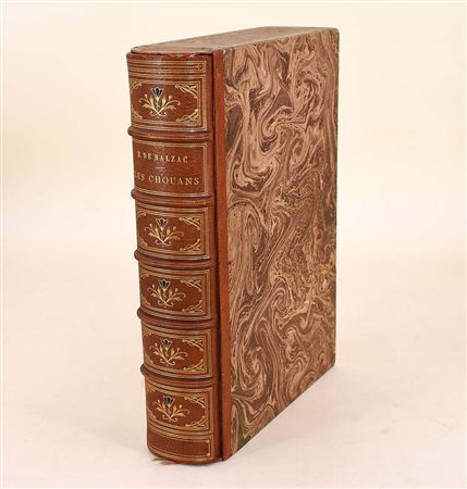 [Legatura - Marius Michel] de Balzac, Honoré: Les Chouans, 1889-1890 - n....