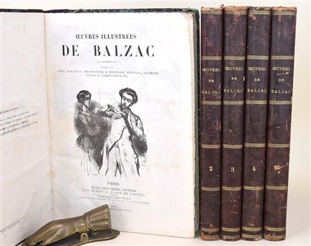 de Balzac, Honoré: Œuvres illustrées de Balzac, 1867-1874 Parigi, Michel Lévy...