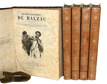 de Balzac, Honoré: Œuvres illustrées de Balzac, 1867-1879 Parigi, Michel Lévy...