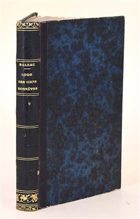 de Balzac, Honoré: Code des Gens Hônnete, 1855 Parigi, Librairie Nouvelle,...