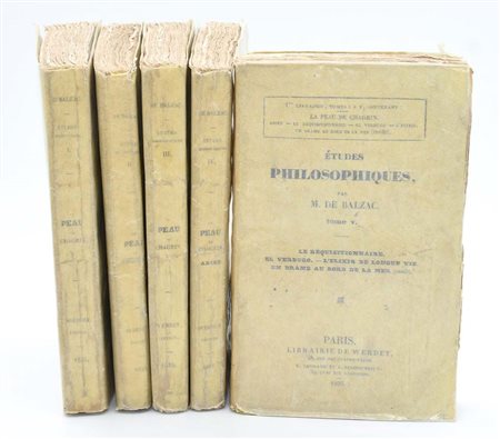 de Balzac, Honoré: Études Philosophiques, 1835 Parigi, Librairie de Werdet,...