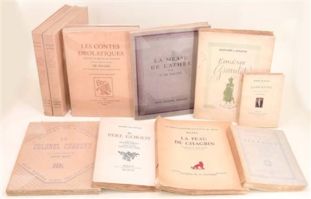 Edizioni illustrate e tirature limitate delle Opere di Balzac (10 volumi) de...