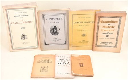 Edizioni illustrate e narrativa delle Opere di Balzac (7 volumi) de Balzac,...