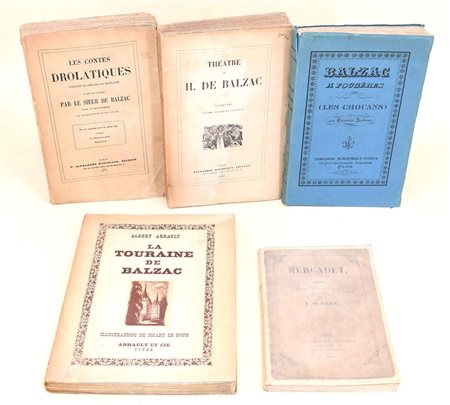 Balzac: Ottocento e Teatro (5 volumi) de Balzac, Honoré: Les Contes...