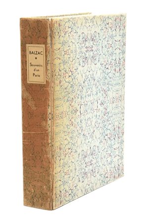 de Balzac, Honore: Souvenirs d'un Paria, 1944 n. 45/800 Parigi, Se trouve à...