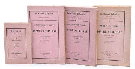 Honoré de Balzac - Aux Éditions Lapina (4 volumi) 4 opere di Balzac, Parigi,...
