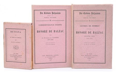 Honoré de Balzac - Aux Éditions Lapina (3 volumi) 3 opere di Balzac, Parigi,...