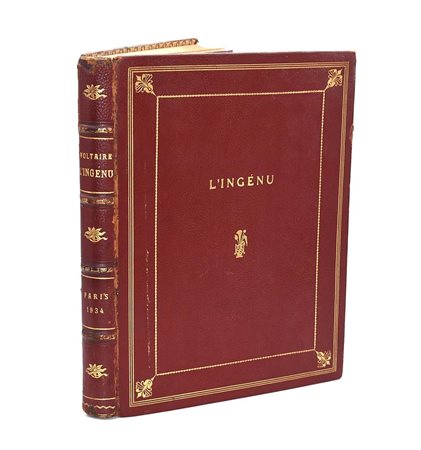 Voltaire: L’Ingénu, 1934 Paris, Éditions de la bonne ètoile, 1934. In-8°...