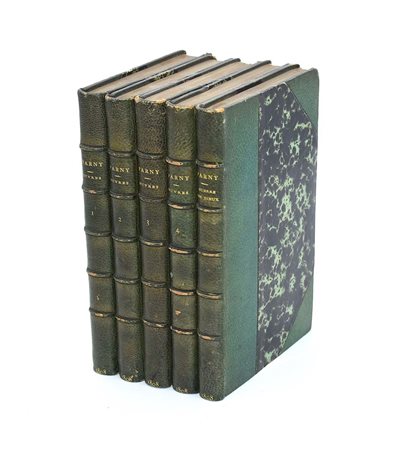 Œuvres d’Évariste Parny, 1808 Paris, Chez Debray Librairie, 1808. 5 volumi in...