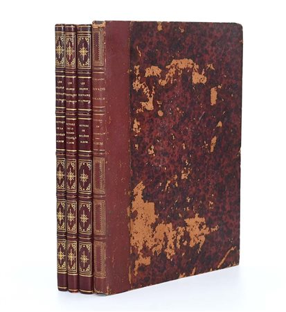 Grandi autori della letteratura francese: album illustrati con facsimili...