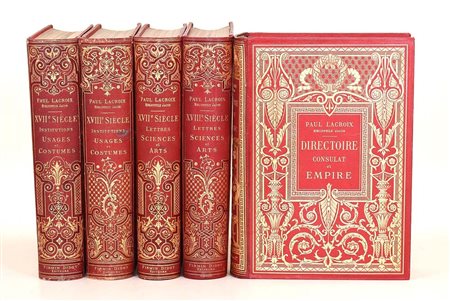 Paul Lacroix - Firmin-Didot et C., 1875-1884 Paris, 5 volumi 1875-1884....