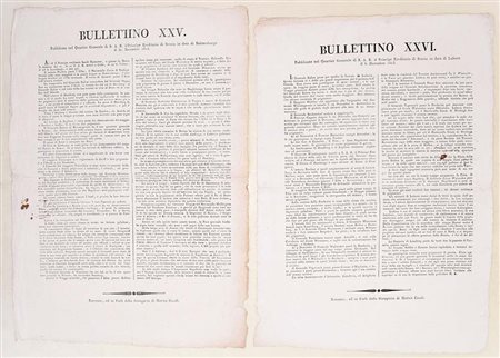 Bullettino XXV-XXVI– Campagna del 1813 contro Napoleone, Ravenna-Forlì Due...