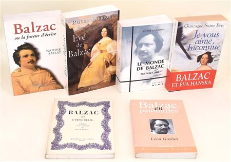 Honoré de Balzac – Studi, biografie e saggi critici (6 volumi) Il lotto...