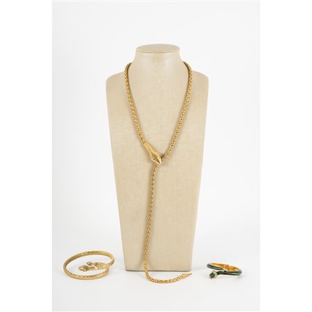 PRODUZIONE ITALIANA 1950 ca., Due collane ed un bracciale