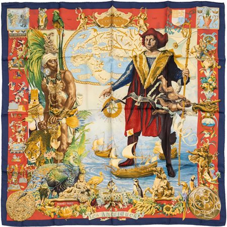 HERMÈS, Foulard in pura seta