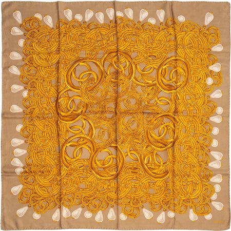 CHANEL, Foulard in pura seta