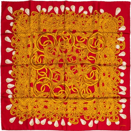 CHANEL, Foulard in pura seta