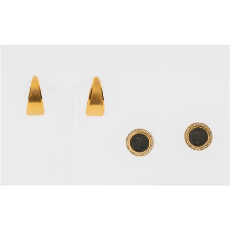 TRIFARI E CASCIO BIJOUX, Due paia di orecchini