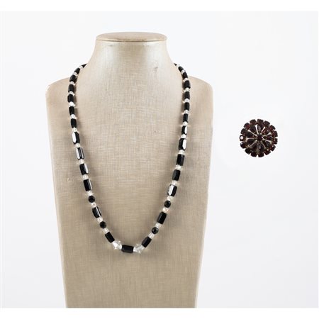 PRODUZIONE ITALIANA 1950 ca., Collana e spilla