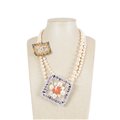 CHANEL, Collana ad un filo di perle collezione “Supermarket”