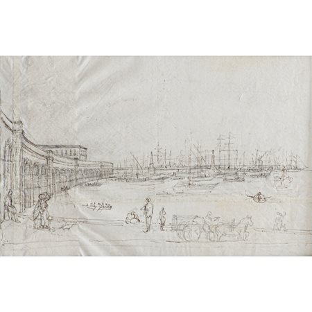 PITTORE SICILIANO DEL XIX SECOLO, Due disegni