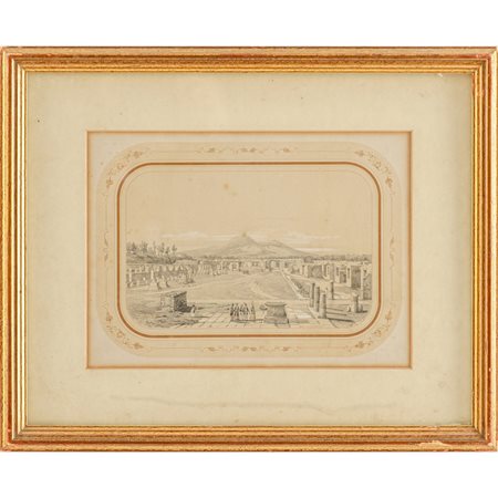 ANTON SMINCK VAN PITLOO (Attr.), Matita e biacca
