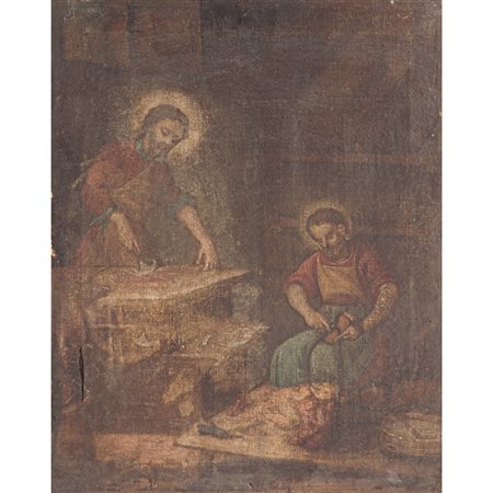 PITTORE SICILIANO DEGLI INIZI DEL XIX SECOLO, Olio su tela