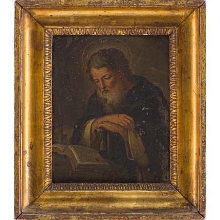 PITTORE SICILIANO DEL XVIII SECOLO, Olio su rame