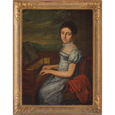 ADELE ROMANY or MARIE JEANNE ROMANEE (Attr.), Olio su tela