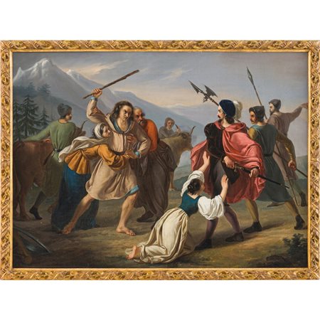 GIUSEPPE DIOTTI (Attr.), Olio su tela