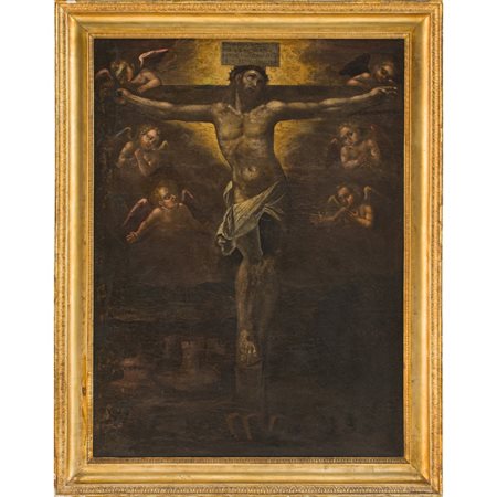 PITTORE SICILIANO DEL XVI SECOLO, Olio su Tela