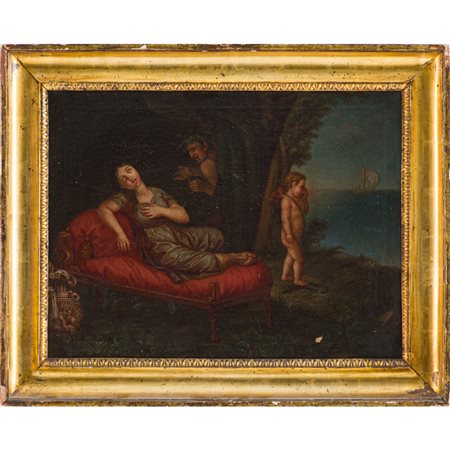 PITTORE SICILIANO DEGLI INIZI DEL XIX SECOLO, Olio su tela