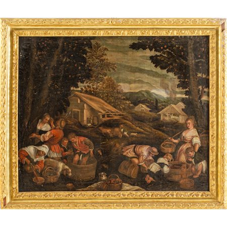 FRANCESCO DA PONTE (Cerchia di), Olio su tela