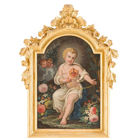 PITTORE SICILIANO DEL XIX SECOLO, Olio su tela