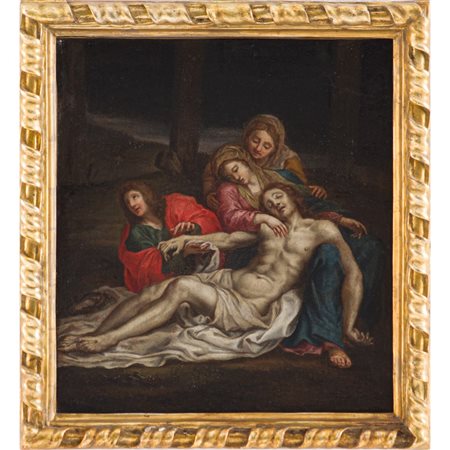 ANNIBALE CARRACCI (Seguace di), Olio su tela