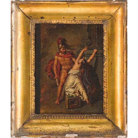 PITTORE NEOCLASSICO SICILIANO INIZI XIX SECOLO, Olio su tela