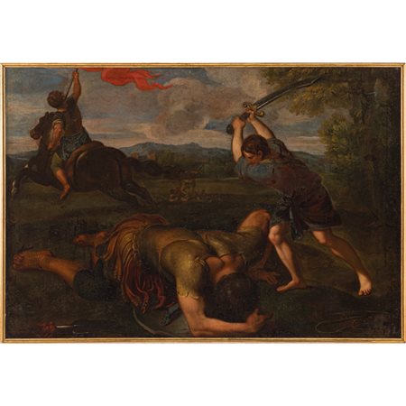 PITTORE EMILIANO DEL XVII SECOLO, Olio su tela