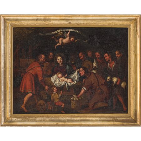 PITTORE NAPOLETANO DEL XVIII SECOLO, Olio su tela
