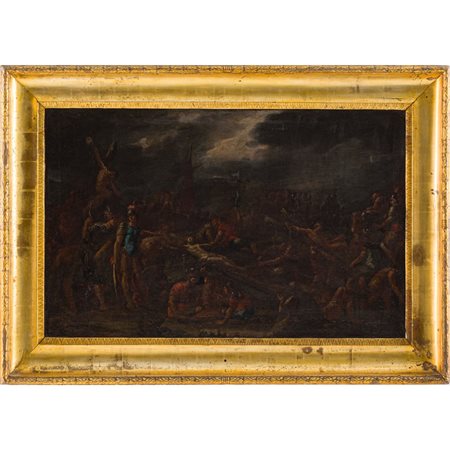 PITTORE NAPOLETANO DEL XVII SECOLO, Olio su tela