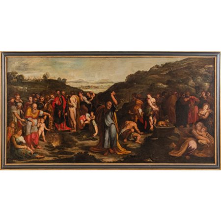 PITTORE SICILIANO DEL XVIII SECOLO, Olio su tela